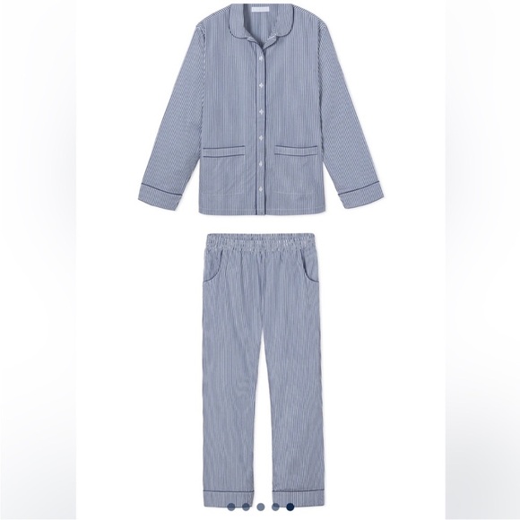 LAKE Other - LAKE Navy Blue Striped Pajama Set